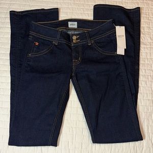 NWOT: Hudson Signature Bootcut Flap Pocket 19” Leg Opening Jeans Women’s 27”